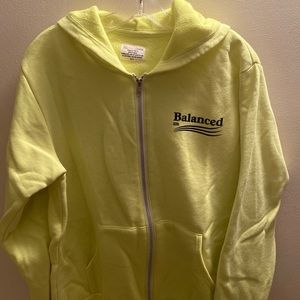 EllandEmm Balanced Life Zip Up Hoodie